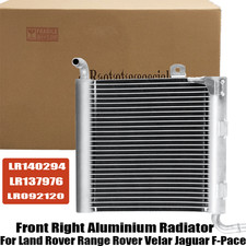 Front Right Aluminium Radiator For Land Rover Range Rover Velar Jaguar F-Pace