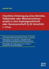 Checkliste Einbringung eines Betriebs, Teilbe...