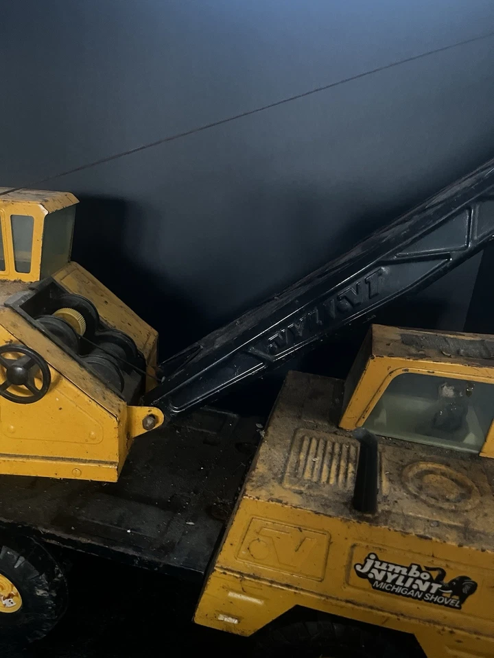 Camión grúa pala vintage Nylint Jumbo Michigan | Totalmente funcional Foto 4 de 4