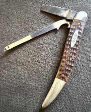 OLD ANTIQUE VINTAGE CASE TESTED XX FISH KNIFE TOOTHPICK 1920-40 FOR REPAIR