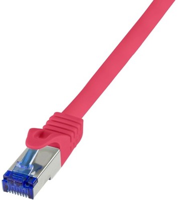 LogiLink Patchkabel Ultraflex, Kat.6A, S/FTP, 10 m, rot