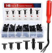 146-Piece Automotive Christmas Tree Clips Assortment, Fastener Kit