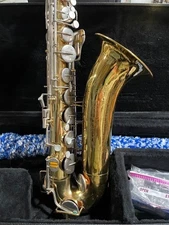 Vintage Buescher “400” Tenor Saxophone – Floral Engraving
