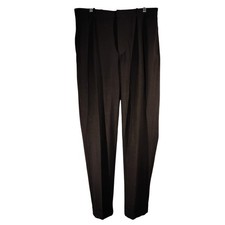 Polo Ralph Lauren vintage pants mens 36x32 gray wool stretch pleated relaxed fit