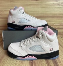 B-Grade Nike Air Jordan 5 Retro OG GS Medium Soft Pink Kids Youth HQ7980-102
