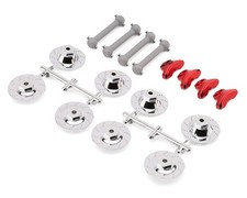 Kyosho Fazer Mk2 FZ02 Dogbones Scale Brake Disc Caliber Hubs Set KYOFA552C