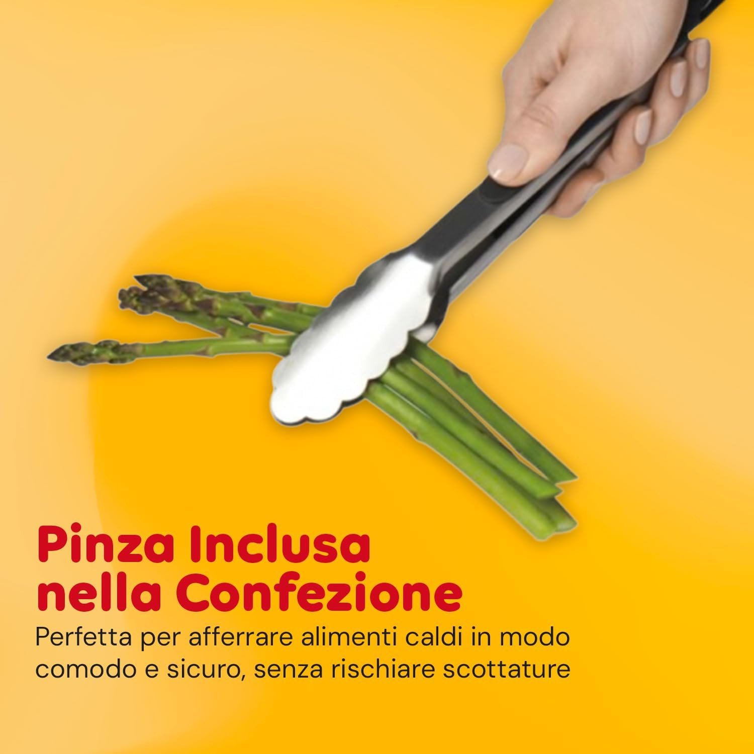 Friggitrice Ad Aria 7L Con Finestra Di Controllo, 9 Programmi E Touch LED – Cucina Sana E Croccante Con 1800W