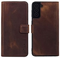 Suncase HüLle Klapp Case Book Leder Tasche Antik Coffee FüR Samsung Galaxy S26