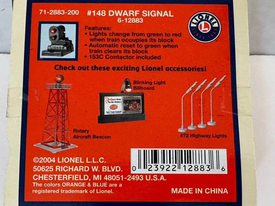 Lionel 6-12883 O Gauge #148 Dwarf Signal - Image 3 of 4