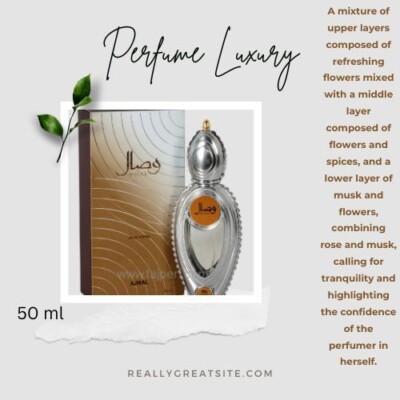 perfume Ajmal Wesal Unisex Combines Rose And Musk 50 ML Exude Confidence Luxury