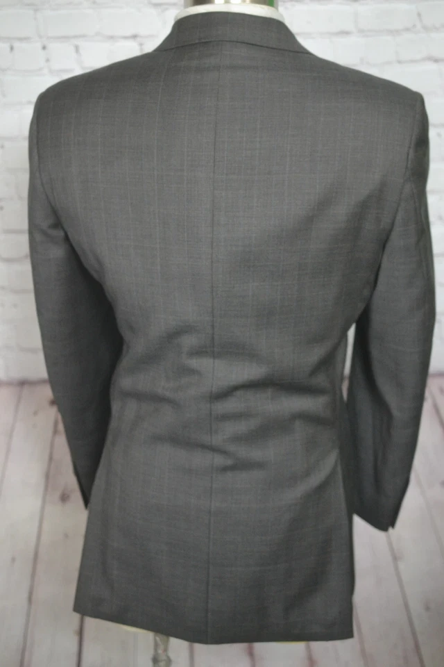 Alfani мужской коричневый GLEN PLAID REG FIT шерсти Sport пальто Blazer куртка размер 40R - Изображение 4 из 4