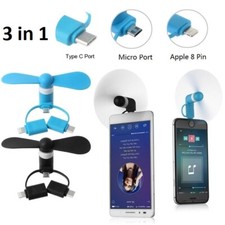 QUALITY IPHONE PORTABLE FAN FOR COOL AIR WHILE USE - IPHONE 7 SMALL AND PORTABLE