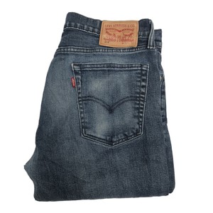 LEVIS 514 Mens W32 L30 Dark Blue Straight Slim Jeans (G314) | eBay