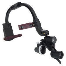 Lupa dental 3,5X 5W 2 luces LED lupas binoculares lupas diadema
