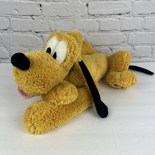 Disney Store Pluto Plush 18" Stuffed Soft Animal Toy Genuine Original Authentic
