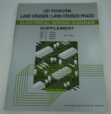 TOYOTA EWD340F Electrical Wiring Diagram LandCruiser 90 J9 KZJ LJ RZJ Elektrik..
