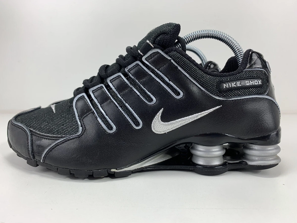 Nike Shox NZ EU Black Silver 325201-007 Mens | eBay