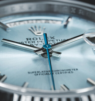 Rolex 228236 Day-Date 40mm President Platinum 950 Glacier Ice-Blue