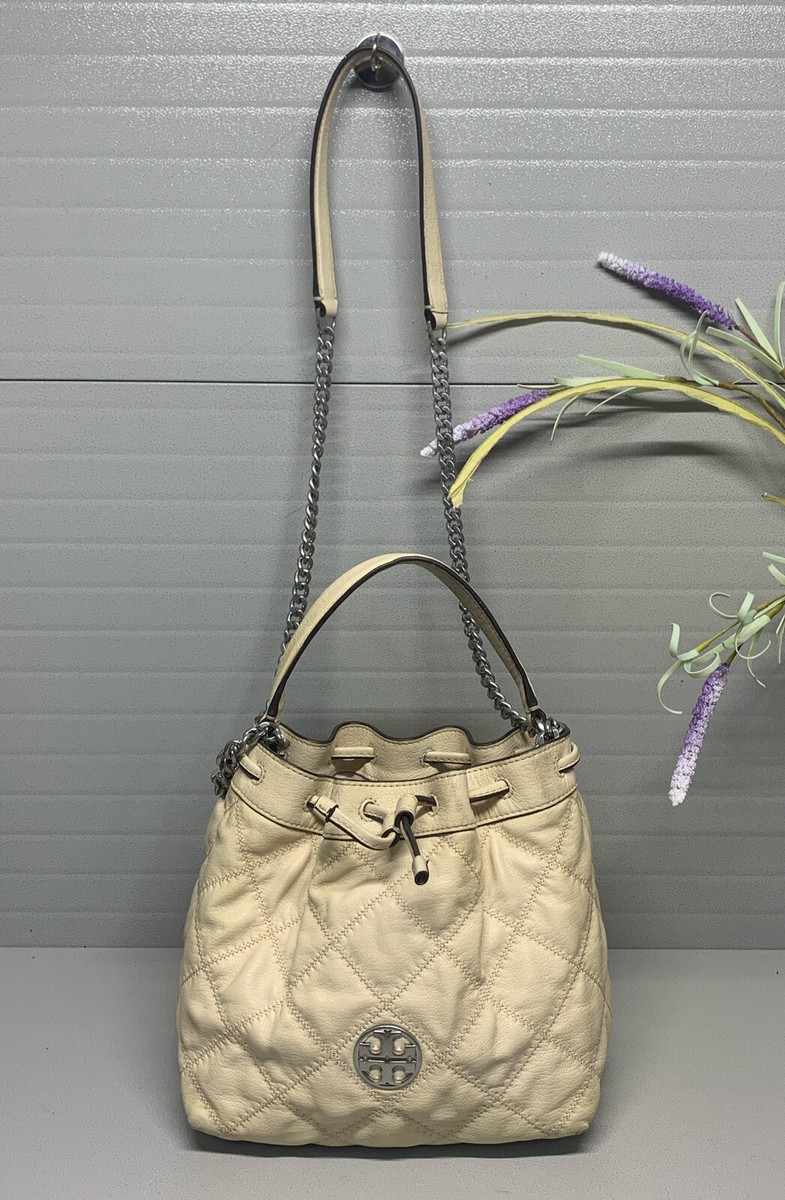 ショルダーバッグ・ポシェット TORY BURCH Woman Crossbody bags Beige 175033 254 Beige eleanor crossbody bag Tory burch - women - TORY BURCH