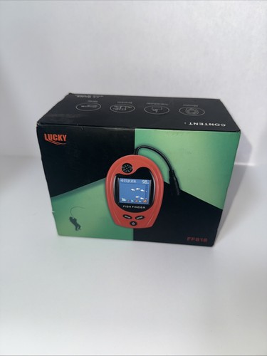 LUCKY FF818 Fish Finder Kayak Wired Fish Depth Finder Sonar Sensor (open box)