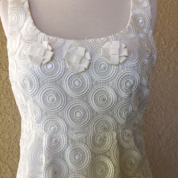 white christmas dresses Petit Fours Hand-Crochet Mini Dress main image 0