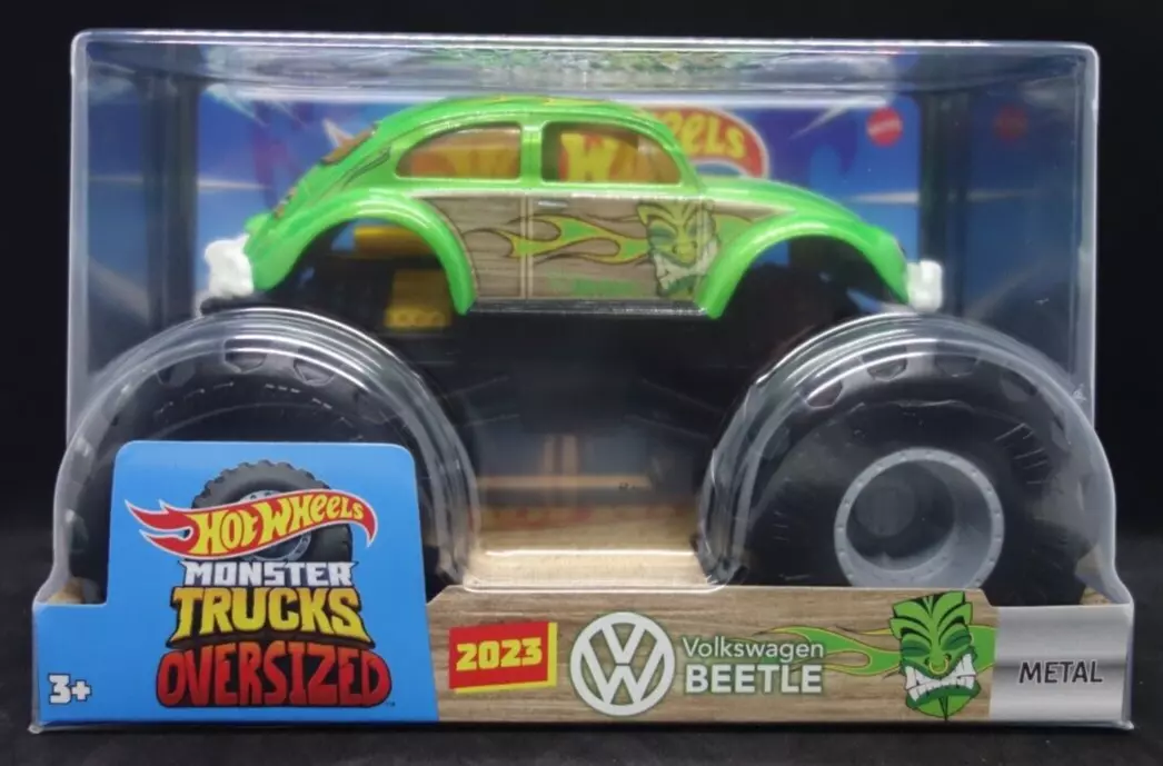 Hot Wheels Monster Trucks Oversized Volkswagen Bettle green 1:24