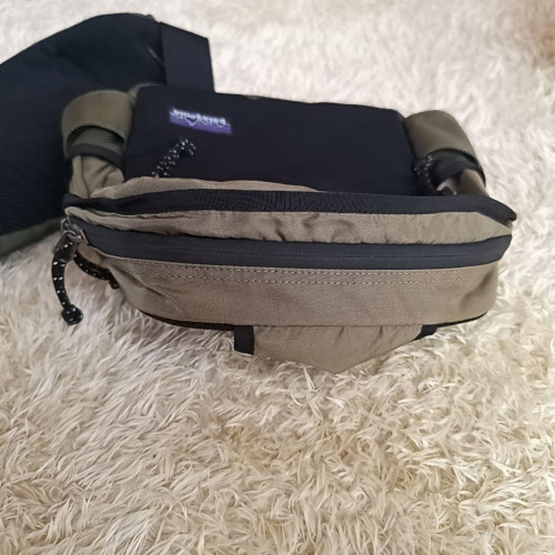 Rare Patagonia Double Haul Fishing Bag Khaki Black [Used EXC