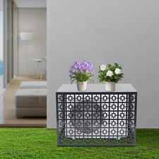Air Conditioner Fence Privacy Fence Cover for A/C Conditioning Unit 110*80*55cm