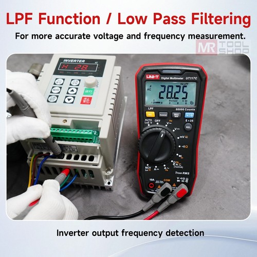 UNI-T UT117C TRMS Multimeter Bluetooth Digital 60000Bit AC DC Tester NCV LPF LoZ - Picture 12 of 31