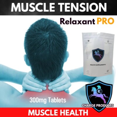 Muscle Relaxant Relief Muscle Tension 120 Pills Strong Strength 300mg ...