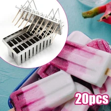 Ice Cream Stick Mold 20pcs Mold Cup Stainless Steel  Mold Commercial