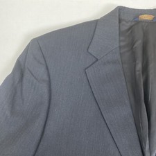 Brooks Brothers 346 Stretch Men's Black Wool Blazer 45R