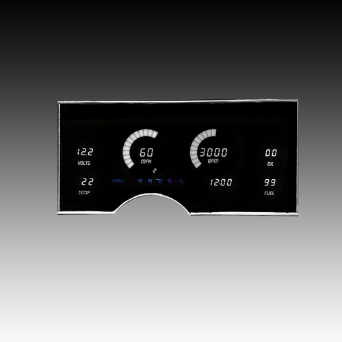 1974-1976 OLDSMOBILE DELTA 88 Digital Gauge Panel Blue LED's DP1907B USA Made - Picture 9 of 14