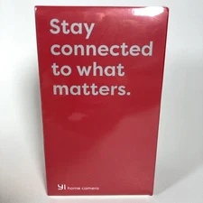 SEALED YI Home Camera 720P HD Video Audio WiFi Security IR Night Vision camera