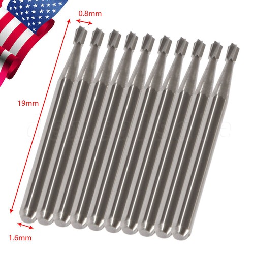 10Pcs FG Dental Carbide Burr Burs Drills FG 2/3/4/5/701/ 330/1558 for High Speed - Picture 84 of 142