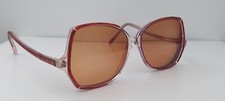 Vintage National 626-302 Red Oval Sunglasses USA FRAMES ONLY