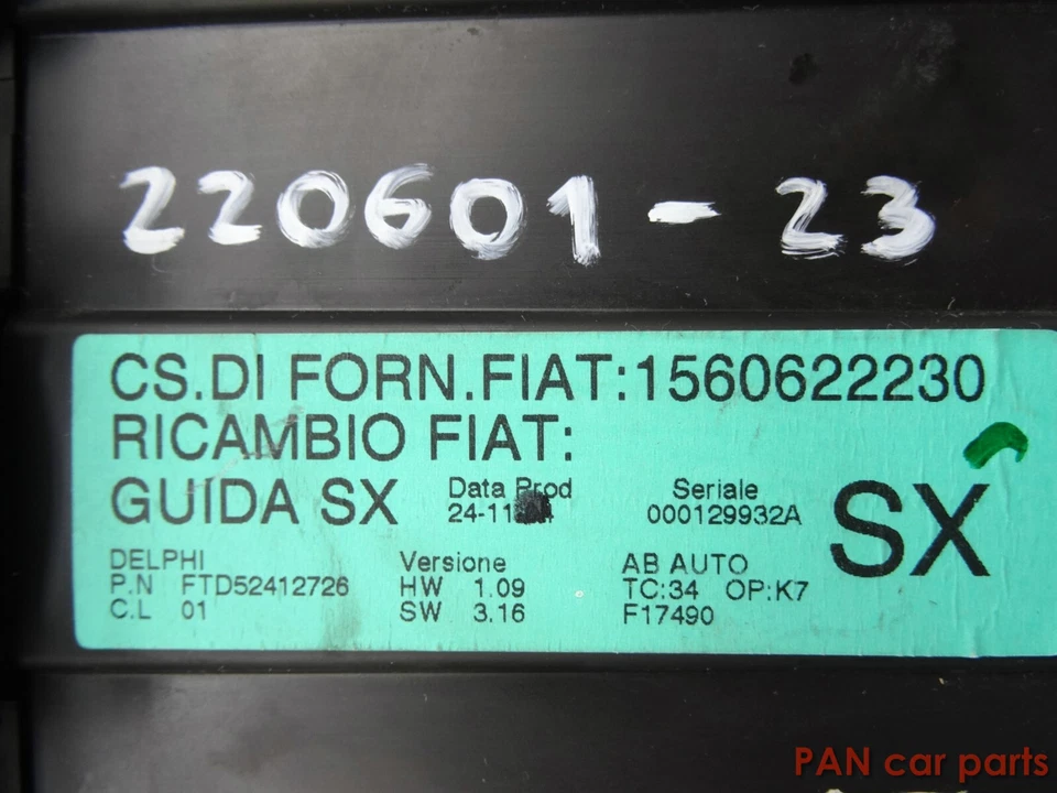 Klimabedienteil Schaltereinheit Alfa Romeo 156 Delphi FTD52412726, 1560622230 - Bild 4 von 4