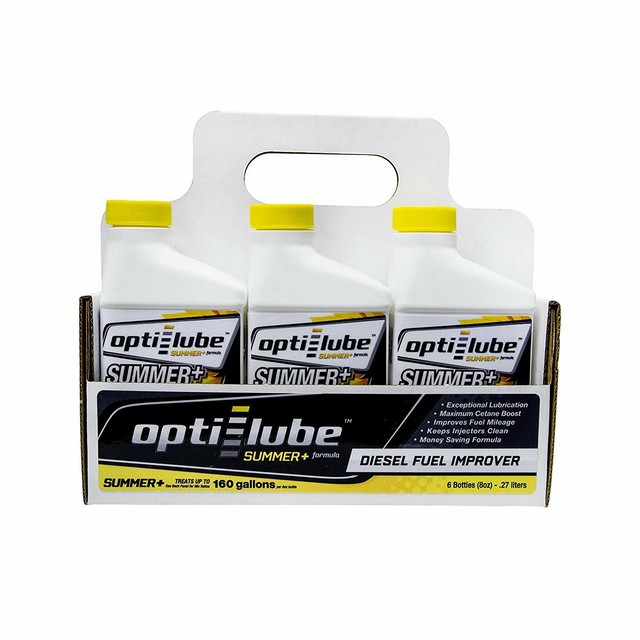 OptiLube Summer+ Cetane Formula Diesel Fuel Additive 8oz 6 Pack eBay