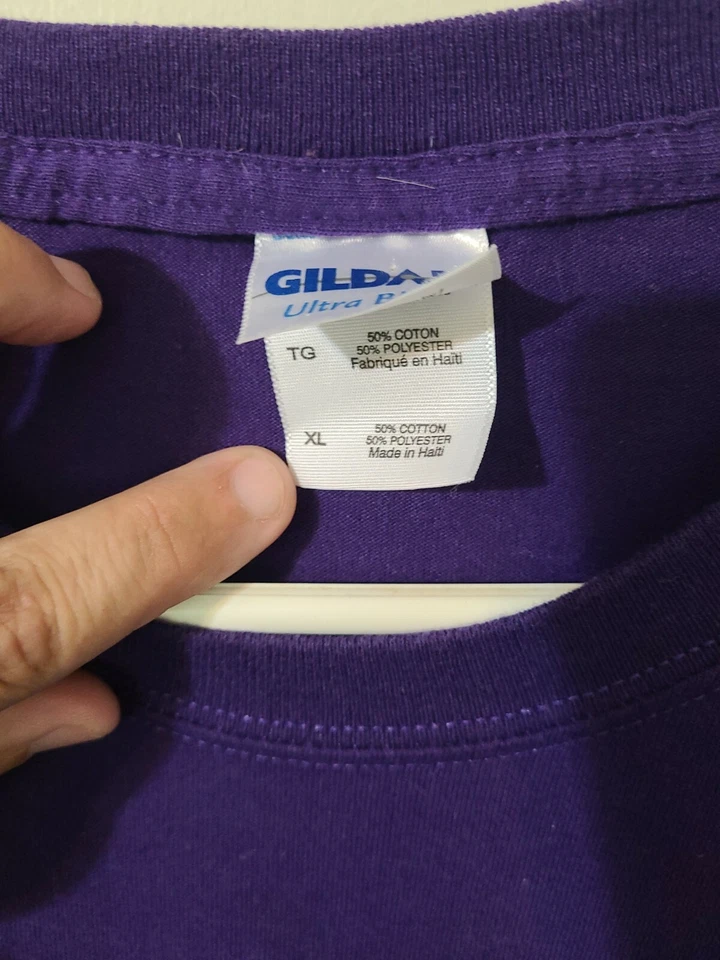 Camiseta Johnny Unitas Baltimore Ravens XL Extra Grande Para Hombre Púrpura Doble Cara  Foto 4 de 4