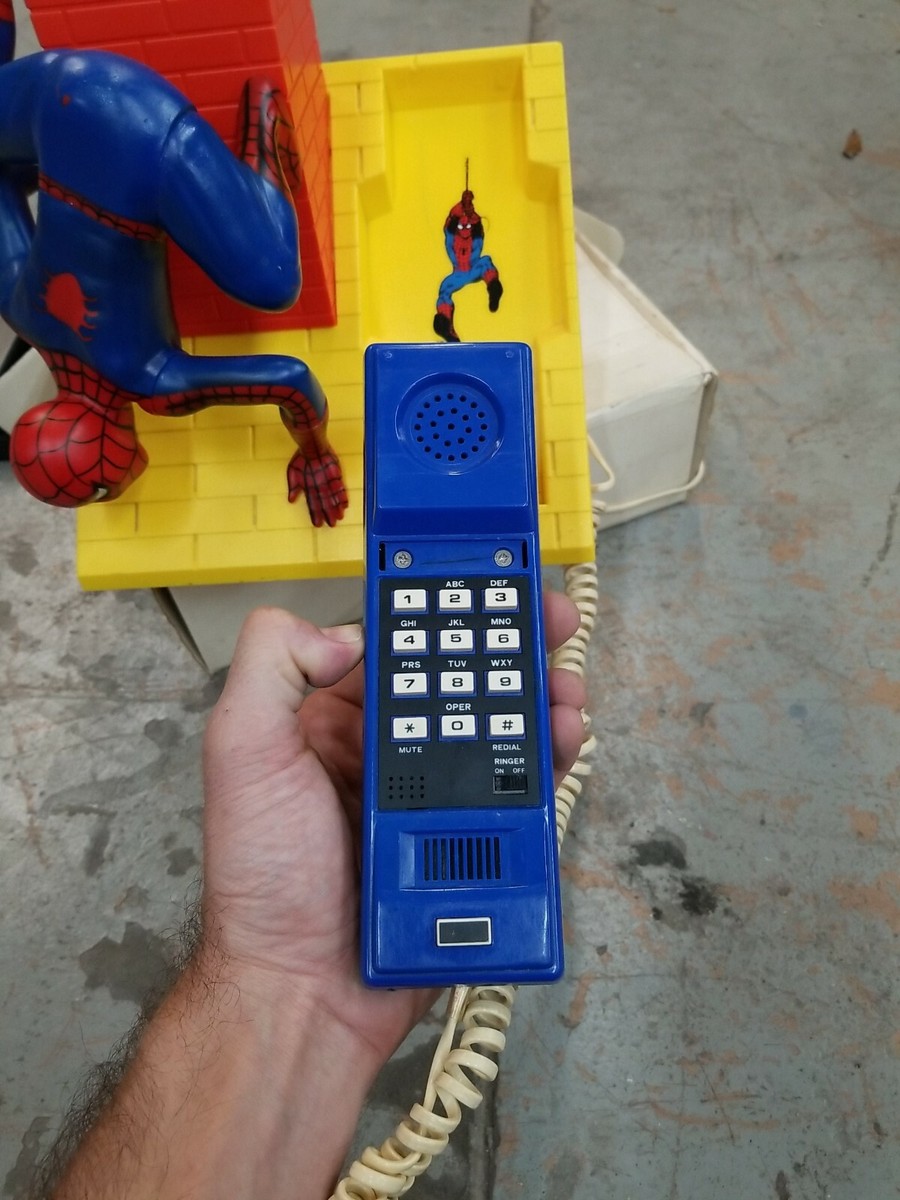 Vintage 1984 The Amazing Spiderman House Phone | eBay
