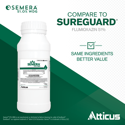 Semera 51.0% WDG Aquatic Herbicide (1 lb) Controls Duckweed & Unwanted Vegetation - Flumioxazin 51% by Atticus