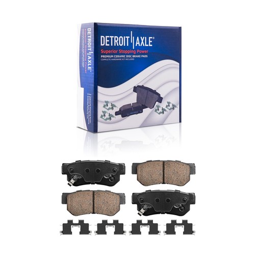 Front & Rear Drilled Rotor + Brake Pad for 2005-2009 Hyundai Tucson Kia Sportage - Picture 5 of 7