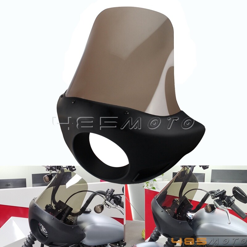 Tall Headlight Fairing Windshield Kit For Harley Touring Softail Tall Headlight Fairing Windshield Kit For Harley Touring Softail