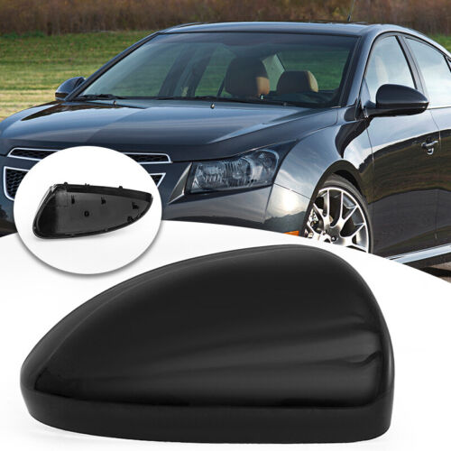 Fits Chevrolet Cruze 2009-2015 2016 Passenger Side Mirror Cover Cap Black Shell - Picture 1 of 8