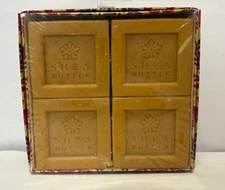 NIP Greenwich Bay Trading Co.  Lot Of 4 NOS Shea Butter Soap Boxed Please Read