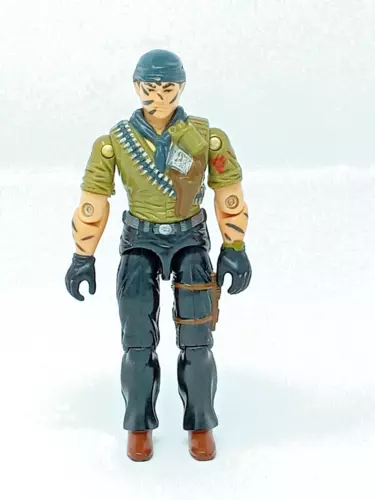GI Joe 1987 Tunnel Rat original 3.75" action figure made in Hong Kong euc