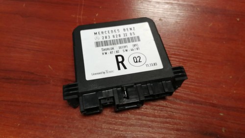 MERCEDES MB W203 C KLASSE Türschloss Steuergerät hinten rechts Steuergerät 20...
