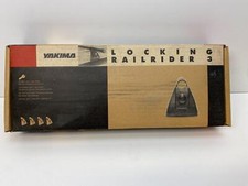 New Yakima Car Ski Roof Rack Railrider 3 Locking Towers 0210