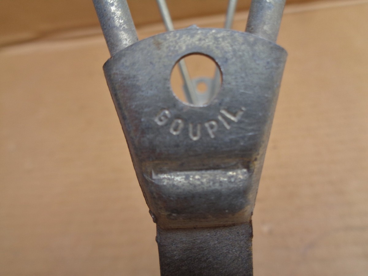 Porte-bagages Arrière Vélo Goupil Vintage – Acier – Roue 650 – France
