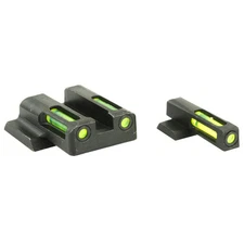 HiViz LiteWave H3 Green Trit Smith Wesson SW .45 MP Shield 9 40 Night Sight Set